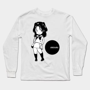 I draw chibi fujisaki akari / Hikaru no Go Long Sleeve T-Shirt